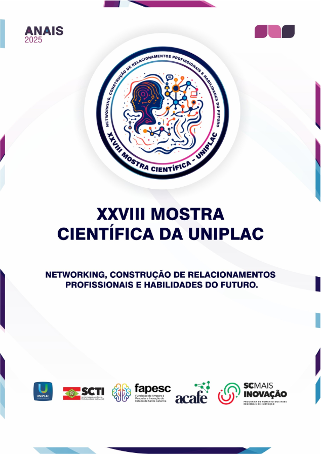 Capa de XXVIII Mostra Científica - Anais 2025
