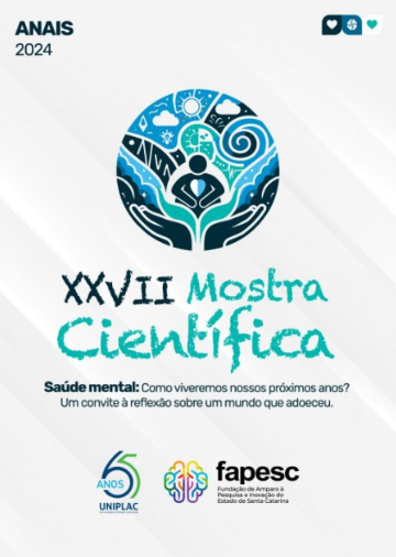 Capa de XXVII Mostra Científica - Anais 2024