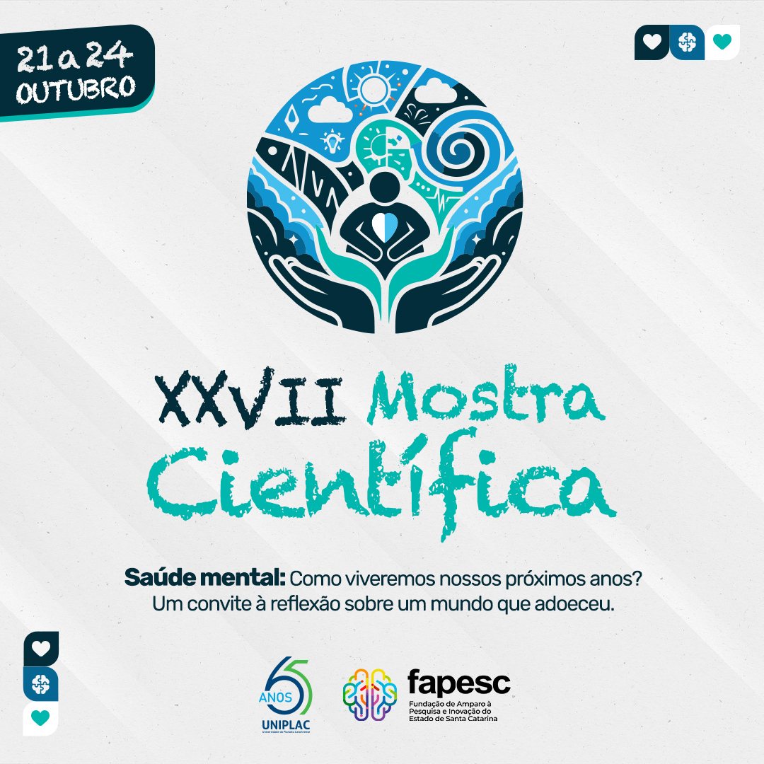 Capa de XXVII Mostra Científica - 2024